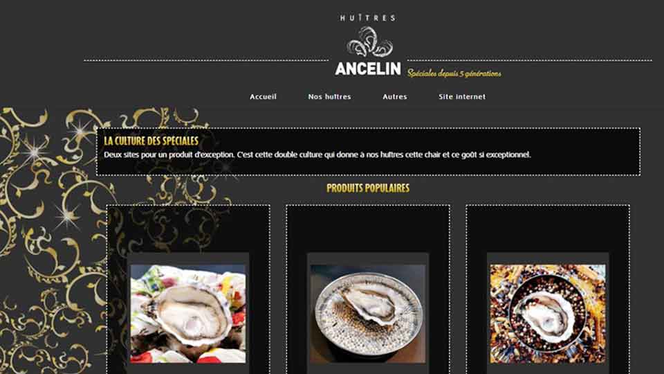 huîtres ancelin boutique en ligne