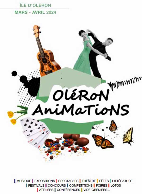 île d'Oléron animations mars-avril-2024